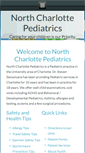 Mobile Screenshot of northcharlottepeds.com